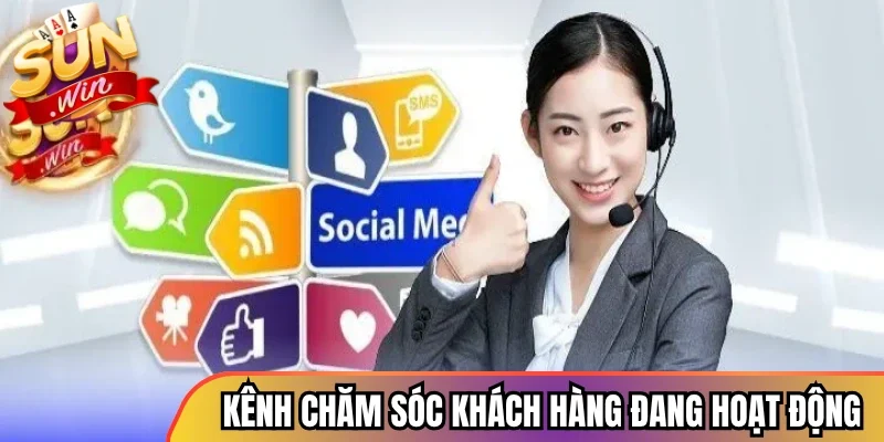 Các kênh chăm sóc khách hàng hiện đang hoạt động