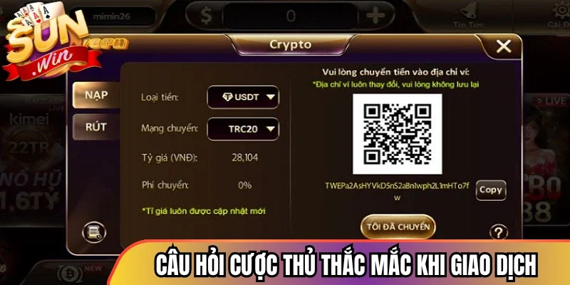 Câu hỏi cược thủ thường thắc mắc khi giao dịch